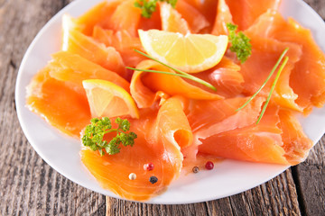 smoked salmon