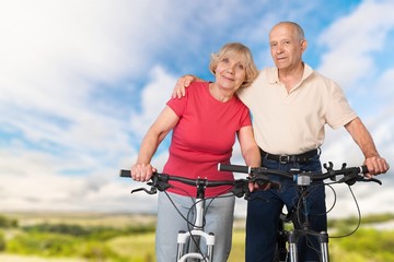 Obraz premium Senior Adult, Retirement, Senior Couple.