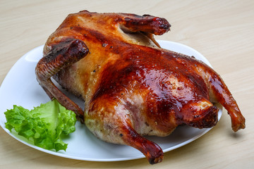 Roasted duck