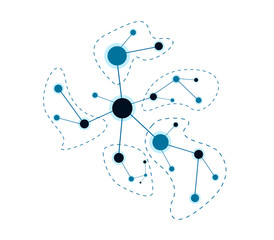 Network technology background.Vector illustration EPS10