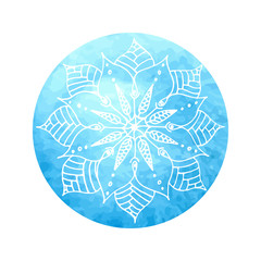 Indian flower mandala