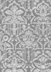 20. Abstract hand-drawn floral pattern, vintage background