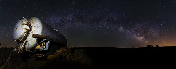 Fotobehang Milky Way Panoramic © brunogm