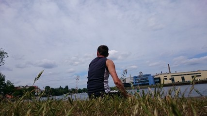 Relaxen am Spree Kanal in Berlin - Ruhe