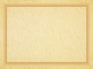 Empty old papyrus photo frame.