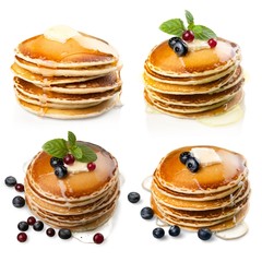 Pancake, Breakfast, Food.