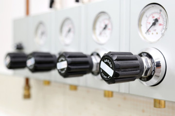 Laboratory Gas Control Panel