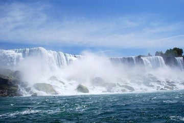 Fototapeta premium Niagara Falls Mist in New York, USA