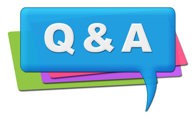Q And A Colorful Comments Symbols 