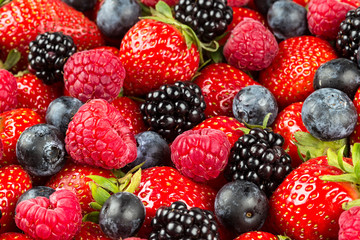 Fototapety  mixed berry fruits
