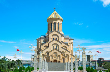 Obraz premium Sameba church, Tbilisi