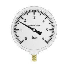 cartoon image of pressure gauge