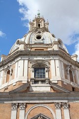 Fototapeta na wymiar Rome church - Santa Maria di Loreto