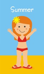 Niña en verano CF TEX