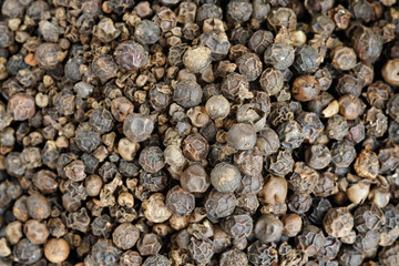 Dry seeds of black pepper