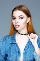 Young beautiful woman