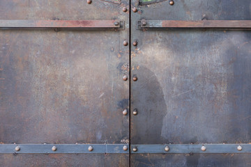 metal door rusty corroded texture background