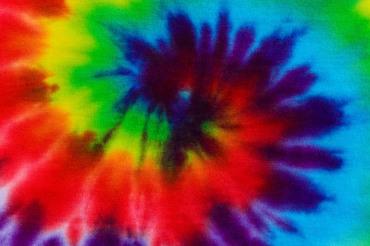 Tie Dye Fabric Background