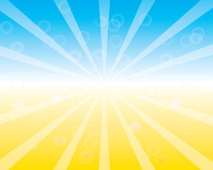 Obraz premium Vintage Background with Sunrise Shining.