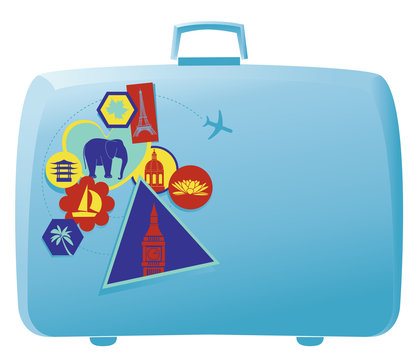 TRAVELING BAG. SUITCASE. LUGGAGE