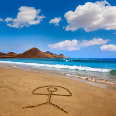 Almeria Playa Genoveses beach Cabo de Gata