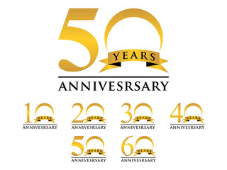 anniversary element gold