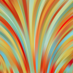 Colorful smooth light lines background