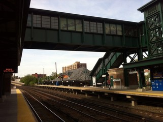 Fototapeta premium Train station