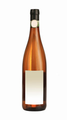 Glasflasche mit blanco Etikett