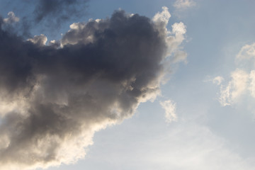 storm clouds in the sky