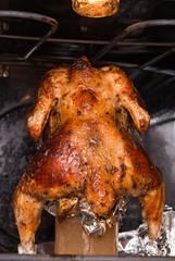 Homemade grilled chicken in oven