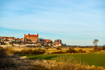 Gniew zamek krzyżacki panorama