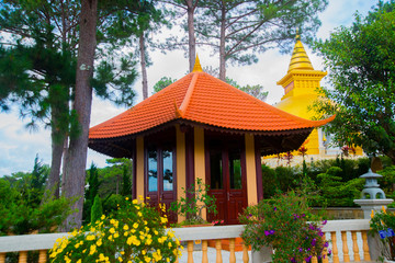 Buddhist complex PAAs Lamy.Vietnam Dalat. © Anna ART