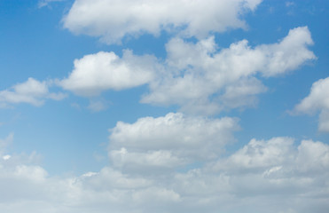 Fototapeta na wymiar beautiful clouds on a blue sky