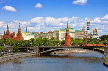 Obraz premium Kreml, Moskwa, Rosja