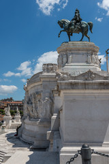 Obraz premium Das Monumento Nazionale a Vittorio Emanuele II in Rom, Vittoriano