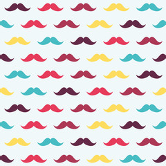 Colors mustache background