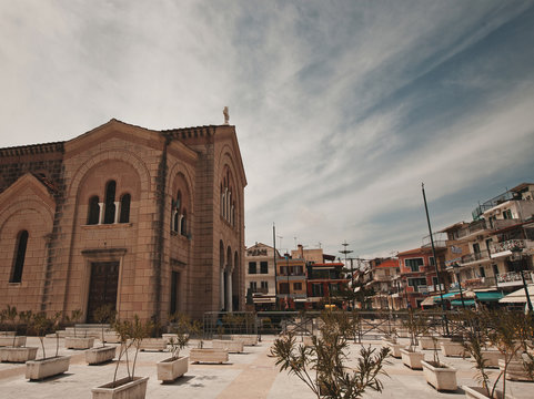 Traditional church at Bochali area of Zakynthos  
