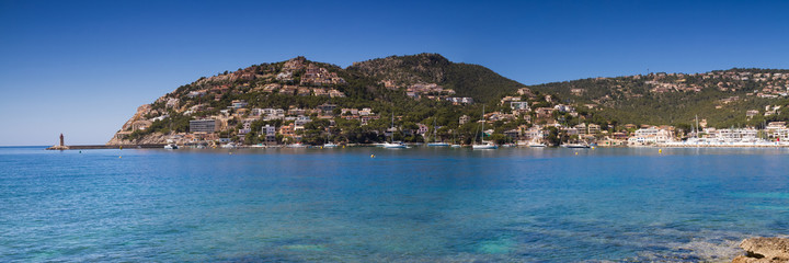 Fototapeta na wymiar Panorama of Port Andratx