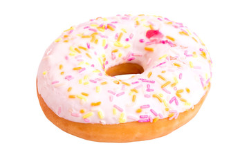 Donut isolated on white background