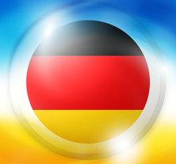 Germany Flag Sunny Bright