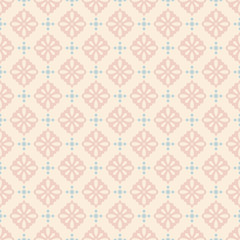 Pastel retro vector seamless pattern.