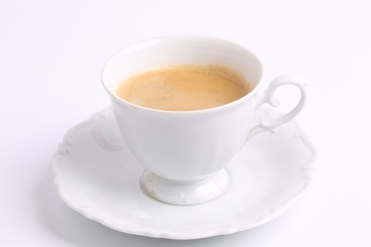 coffee white mug isolated on white background ceramic china chicory