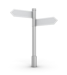 blank signpost