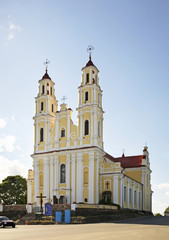 Fototapeta na wymiar Church of the Holy Trinity in Hlybokaye. Belarus
