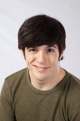 Fototapeta premium Handsome man smiling a happy smile