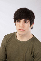 Fototapeta premium Handsome man worried and thoughtful