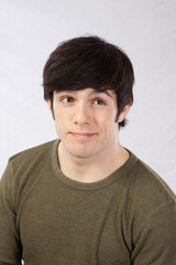 Fototapeta premium Handsome man smiling a happy smile