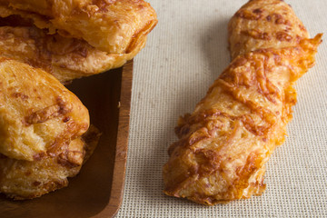 Cheddar cheese sticks