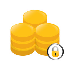 Database design, vector illustration.